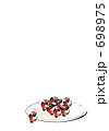 皿上の苺たち 698975