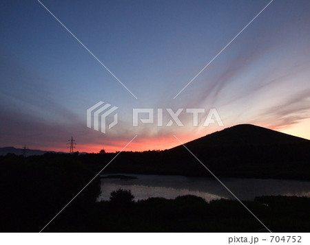 モエレ沼公園の夕陽 704752