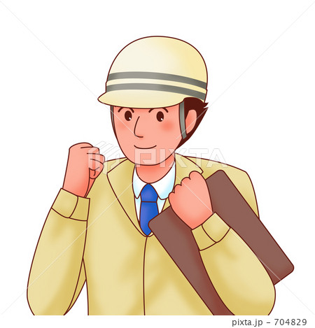 作業員（影あり） 704829