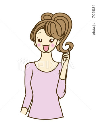 女性　ワンポイント 706884