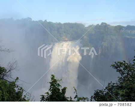 ヴィクトリアの滝（ジンバブエより撮影） 708582