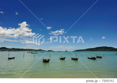 プーケットの漁港 709541