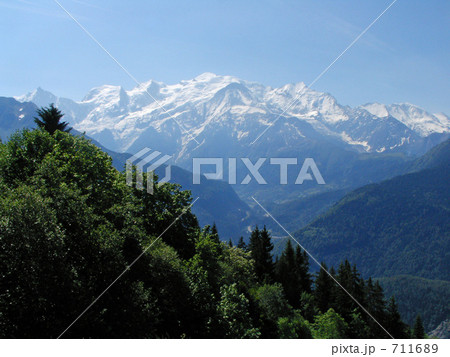 モンブラン山系遠景 モンブラン山系遠景 711689