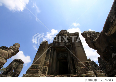 カンボジア アンコールトム バイヨン寺院 カンボジア アンコールトム バイヨン寺院 714783