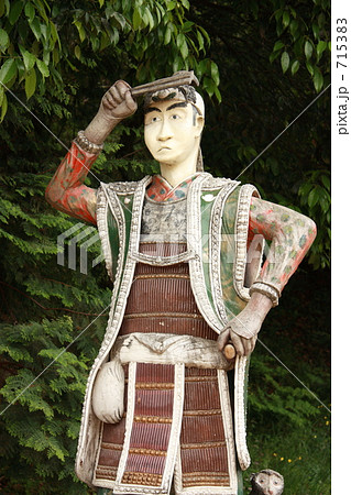 吉備津彦神社の桃太郎像 715383