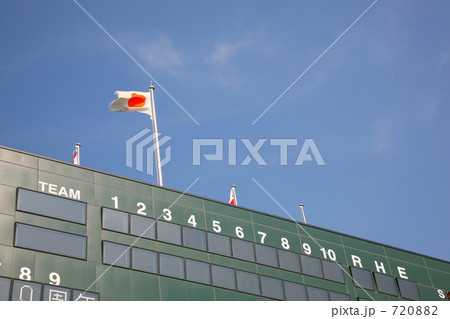 野球場のスコアボード 720882