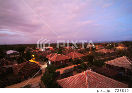 竹富島の朝焼け 723819