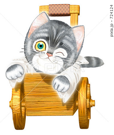 ネコと乳母車 ネコと乳母車 724124