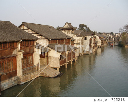 烏鎮西柵の夕暮れ 烏鎮西柵の夕暮れ 725218