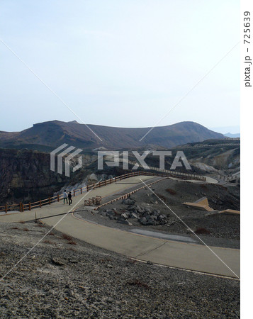 阿蘇山頂の遊歩道 阿蘇山頂の遊歩道 725639