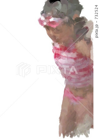 走る女の子 732524