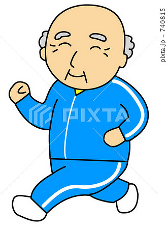 ランニング マラソン トレーニングのイラスト素材