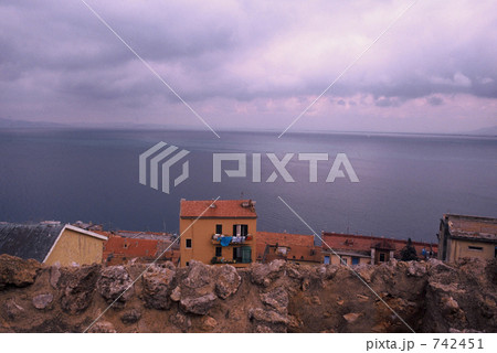 リグリア海の家並み 742451