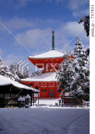 雪の高野山・根本大塔を中心に 雪の高野山・根本大塔を中心に 747833