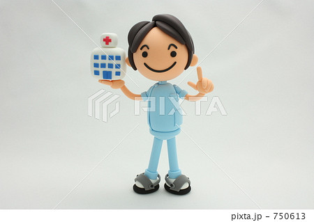 お医者さんと病院 750613