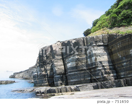 北長門海岸国定公園のホルンフェルス大断層 751650