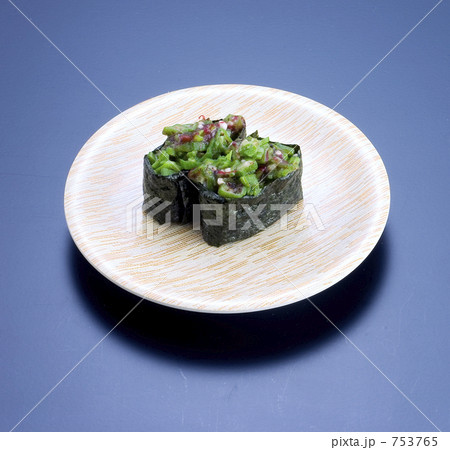 寿司　オクラ梅 753765