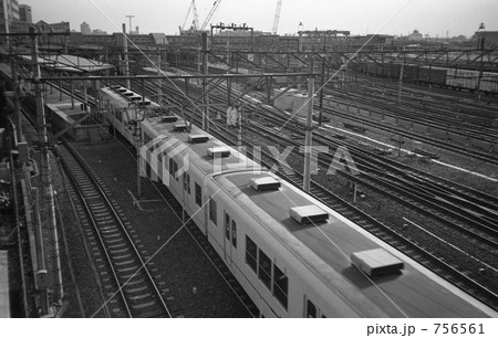 鉄道 私鉄 東武鉄道 野田線大宮駅 昭和55年の写真素材