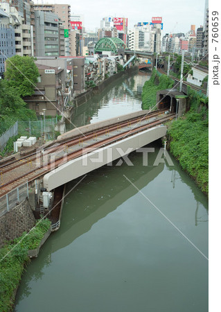 神田川にかかる丸の内線陸橋 760659