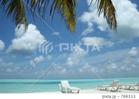 モルディブのプライベートビーチ モルディブのプライベートビーチ 766313