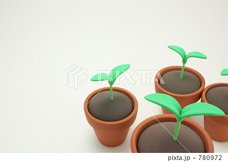 エコロジー　粘土の新芽 780972