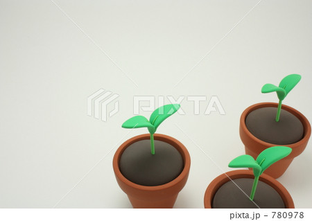 エコロジー　粘土の新芽 780978