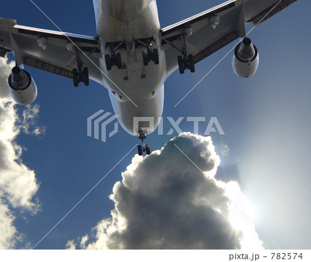 旅客機と入道雲 旅客機と入道雲 782574