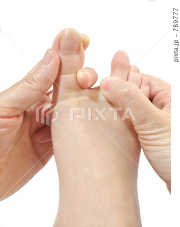 足指マッサージの写真素材 7777