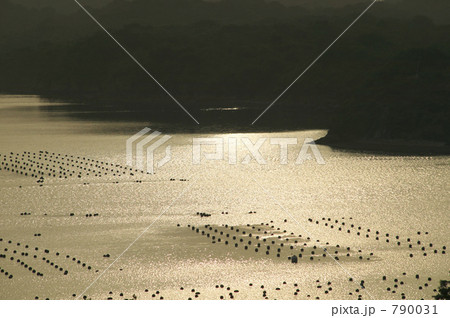 黄砂に霞む英虞湾 黄砂に霞む英虞湾 790031