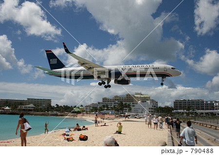 セントマーチン プリンセスジュリアナ国際空港の写真素材 7904