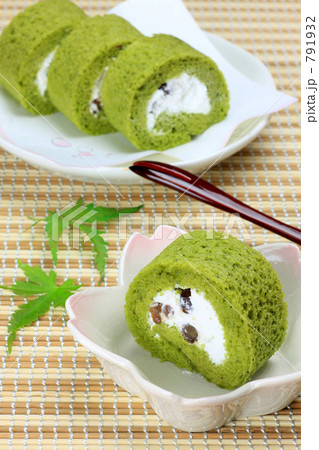 抹茶のロールケーキ 791932