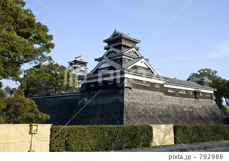 熊本城 宇土櫓と天守閣 792986