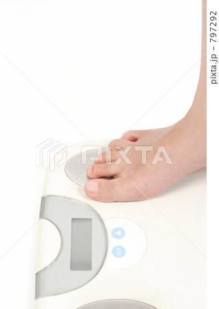 体脂肪計と脚 体脂肪計と脚 797292