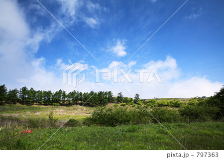 青空と高ボッチ高原 797363