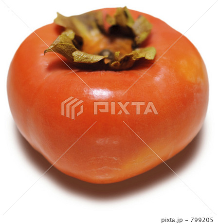 柿-斜め横・斜め上から(白バック・影あり) 柿-斜め横・斜め上から(白バック・影あり) 799205