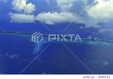 マーシャル諸島共和国 南国 海の写真素材