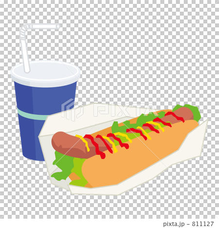 Hot dog set illustration 811127