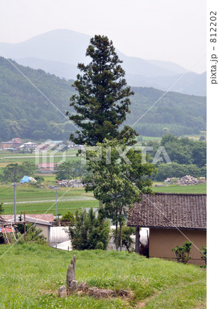 遠野散歩・六角牛山を望む 812202