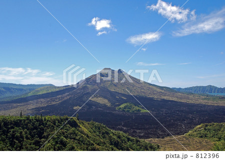 バリ島キンタマーニのバトゥール山 バリ島キンタマーニのバトゥール山 812396