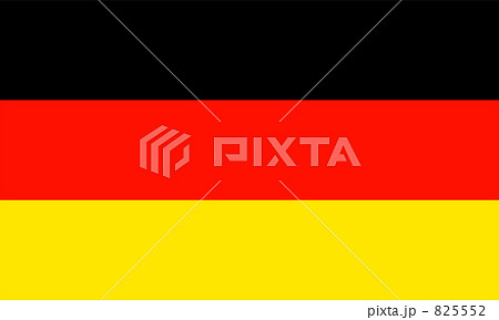 ドイツの国旗 色 比率など正式版 のイラスト素材 5552