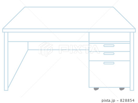 学習机 シンプル のイラスト素材 54
