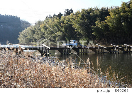久慈川の沈下橋 久慈川の沈下橋 840265