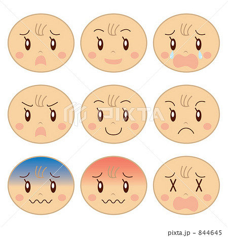 赤ちゃん　表情 844645