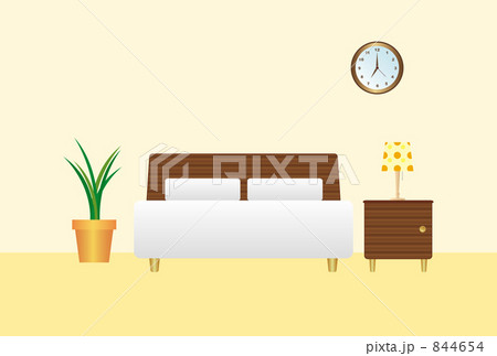 ベッドルームのイラスト素材 ベッドルームのイラスト素材