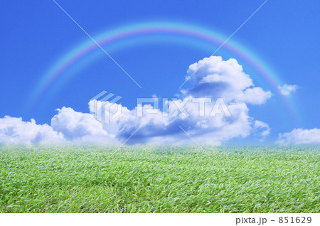 青空と草原 851629