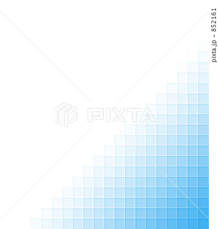 モザイク背景素材 青 のイラスト素材