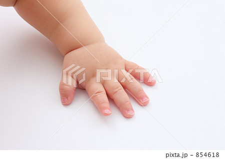 赤ちゃんの手の写真素材