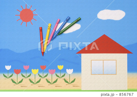 クレヨンとほのぼの風景 856767