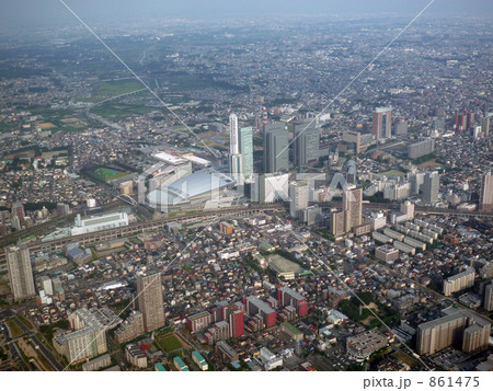 さいたま新都心上空 861475