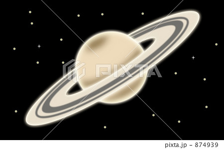 土星イラスト（ノーマルバージョン） 874939